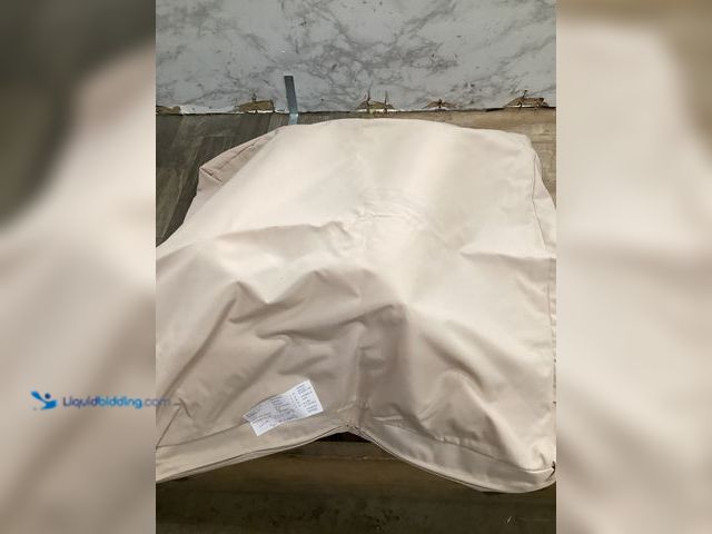 Lot 49-5448217 - QTY 2 - 24" x 24" x 4" Beige Patio Chair Cushions. Unused