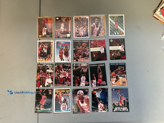 Lot 49-1505358 - COLLECTIBLE AMAZING LOT OF 20 MICHAEL JORDAN CARDS FROM VARIOUS YEARS AND TYPES INCLUDING UPPER DECK...
