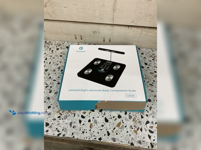 Lot 49-5489196 - arboleaf Smart Scale for Body Weight, 8-Electrode Dual-Frequency BIA Bathroom Scale with 7-in-1 Disp...