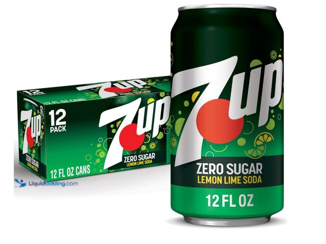 Lot 49-5545489 - Zero Sugar 7-Up Soda, 12 Oz., Pack of 12, Unused, Expires 9/2026