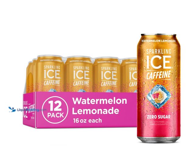 Lot 49-3565502 - Sparkling Ice Sparkling Water, Zero Sugar, Watermelon Lemonade, 16 Fl Oz Cans, Pack of 12, Model FG0...