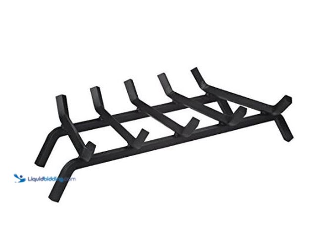 Lot 49-1577200 - Rocky Mountain Goods Heavy Duty Fireplace Grate - 27" Wide - Heavy Duty 3/4" Bars - Solid Metal Bar ...