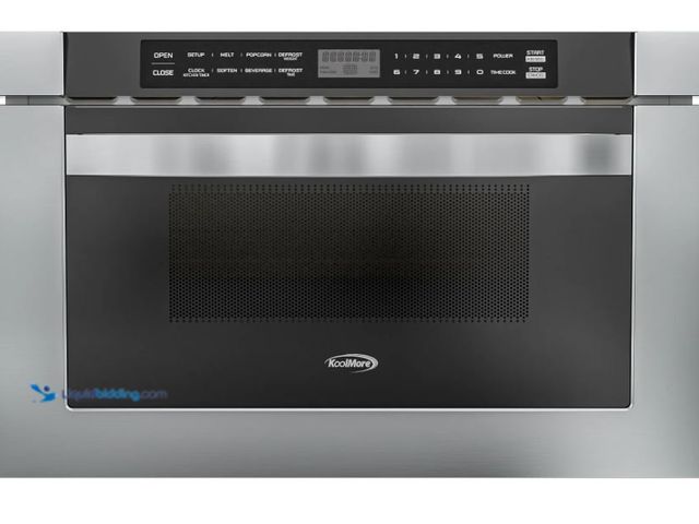 Lot 49-5452701 - Koolmore 24 in. Stainless-Steel Microwave Drawer, Wall-Mounted with Flat Bottom,1.2 Cu. Ft. KM-MD-1S...