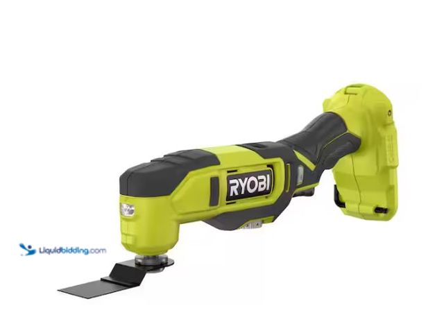 Lot 49-5543436 - RYOBI
ONE+ 18V Cordless Oscillating Multi-Tool (Tool Only). Model # PCL430B. Unused and powers on