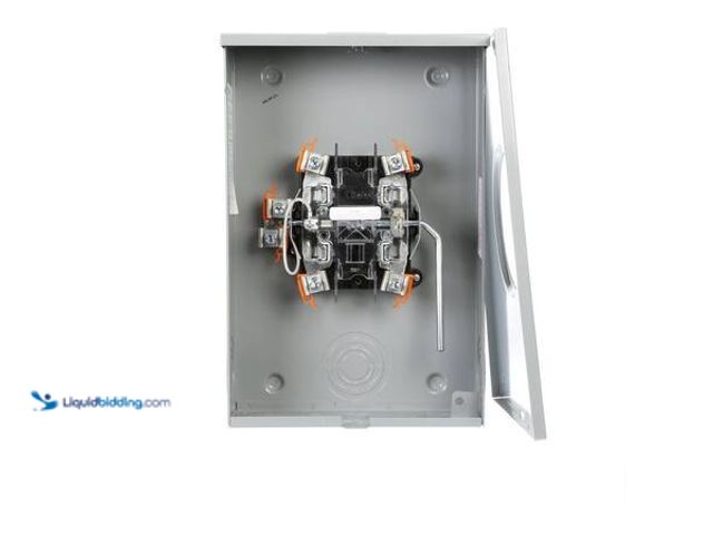 Lot 49-5554271 - Siemens 200 Amp 5 Jaw Ringless Lever Bypass OH/UG Fed Meter Socket with 7/8 in. Barrel Lock Model # ...