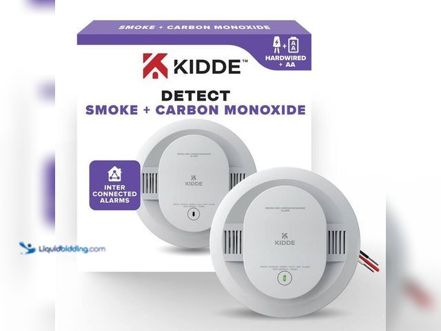 Lot 49-5414009 - Kidde
Hardwired Smoke and Carbon Monoxide Detector, unused