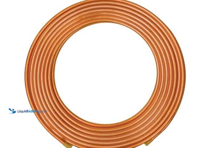 Lot 49-1516626 - Everbilt 3/8 in. x 20 ft. Soft Copper Refrigeration Coil Tubing, model #  D 06020PS, used.  Ref#HDSR...