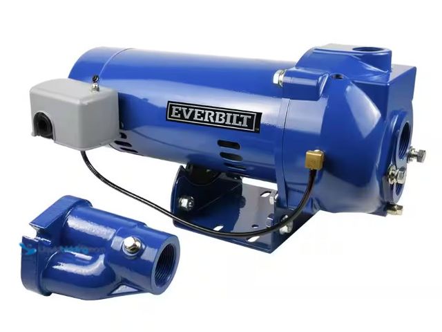 Lot 49-5552465 - Everbilt 1 HP Professional Convertible Jet Pump . Model #1011677536.Unused and unable to test