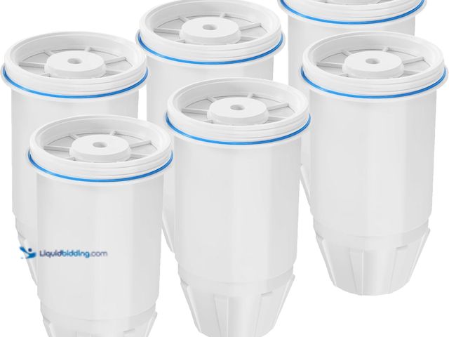 Lot 49-5487570 - Water Filter Replacement for zero Pitchers and Dispenser,fit for ZR-001 ZR-004 ZP-006 ZR-017 ZS-008 ...