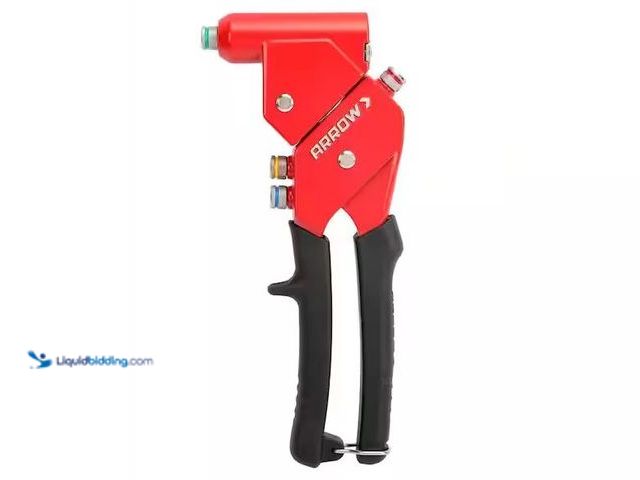 Lot 49-1548736 - Arrow 1-Handed Swivel Riveter Kit Model # RT187SHK, Slightly Used  Ref#HDPA116