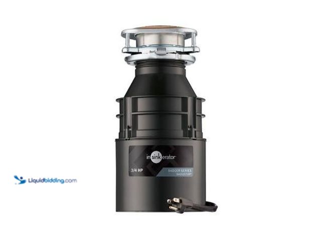 Lot 49-5559594 - InSinkErator Badger 5XP W/C, 3/4 HP Continuous Feed Kitchen Garbage Disposal with Power Cord, Badger...