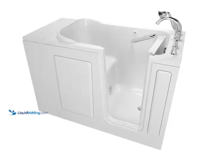 Lot 49-2006192 - American Standard Exclusive Series 48 in. x 28 in. Right Hand Walk-In Soaking Bathtub with Quick Dra...