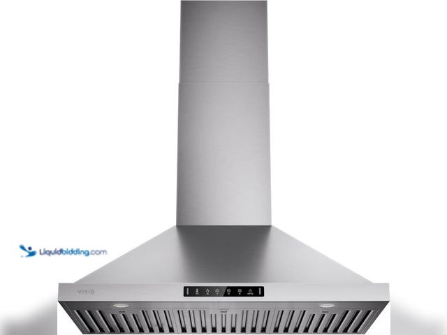 Lot 49-5511175 - VIKIO HOME 36 inch Pro Wall Mount Range Hood 980CFM, Direct 3 Speed Panel with Gesture & Touch Contr...