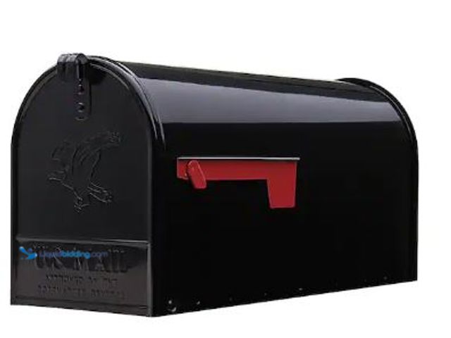 Lot 49-1517321 - Architectural Mailboxes
Elite Black, Large, Steel, Post Mount Mailbox Model # E1600BAM
Store SKU #...