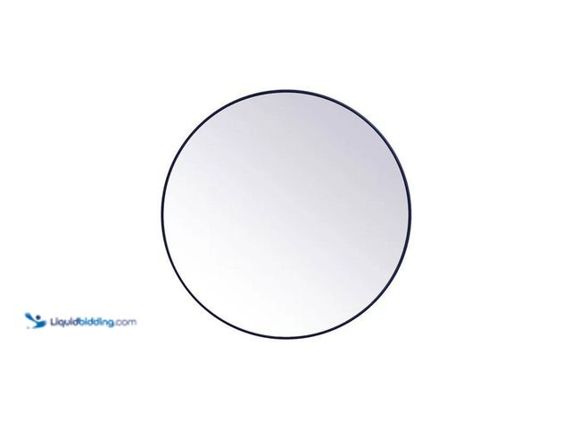 Lot 49-3531026 - FIRNEWST
Black 24 in W x 24 in. H Round Metal Framed Wall Mirror Unused