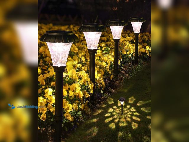 Lot 49-3528928 - Solar Pathway Lights,6 Pack Solar Lights Outdoor Waterproof,Outdoor Solar Lights for Yard,Lawn,Patio...