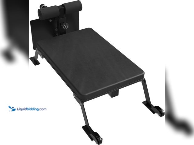 Lot 49-5407062 - GMWD Nordic Curl Machine, Hamstring Curl Bench, Reverse Hyperextension Machine with Transport Wheels...
