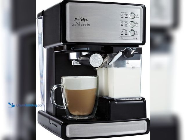 Lot 49-5447854 - Mr. Coffee Espresso and Cappuccino Machine Stainless Steel Programmable Coffee Maker with Automatic ...
