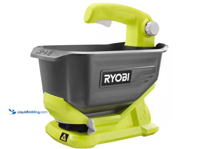 Lot 49-1575519 - RYOBI ONE+ 18V 1 Gal. Spreader (Tool Only), Model # P2402BTL, Used  Ref#HDPA0205