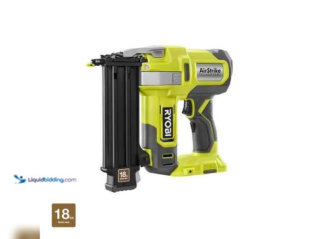 Lot 49-2024222 - RYOBI ONE+ 18V 18-Gauge Cordless AirStrike Brad Nailer (Tool Only). Model # P321. MSRP $150. New. No...