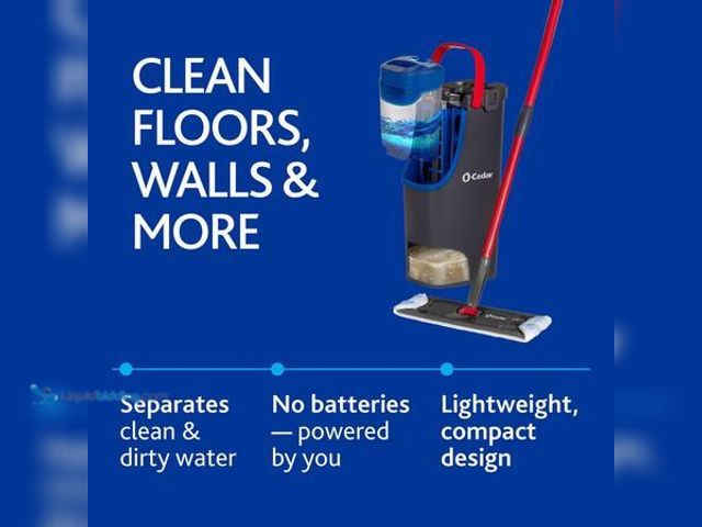 Lot 49-5554075 - O-Cedar H2prO Microfiber Flat Mop System Model # 175765  Unsed