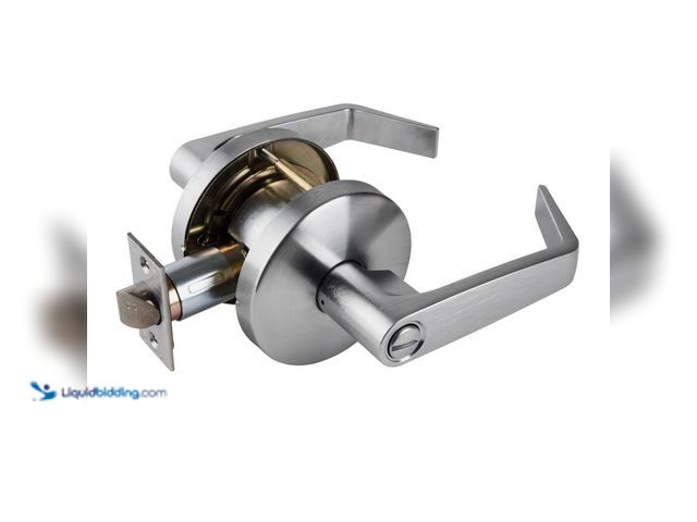 Lot 49-5464105 - Universal Hardware
Heavy Duty Commercial Cylindrical Privacy (bed/bath) Lever ADA UL 3-Hour Fire AN...