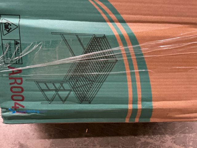 Lot 49-5463812 - Vecelo Black Twin Size Loft Bed with Ladder Metal Loft Bed Frame Safety Guardrail Tall Kid Bed Unuse...