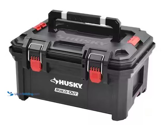 Lot 49-5486870 - Husky
Build-Out 22 in. Modular Tool Storage Large Tool Box Internet # 322630767
Model # 22843
Sto...