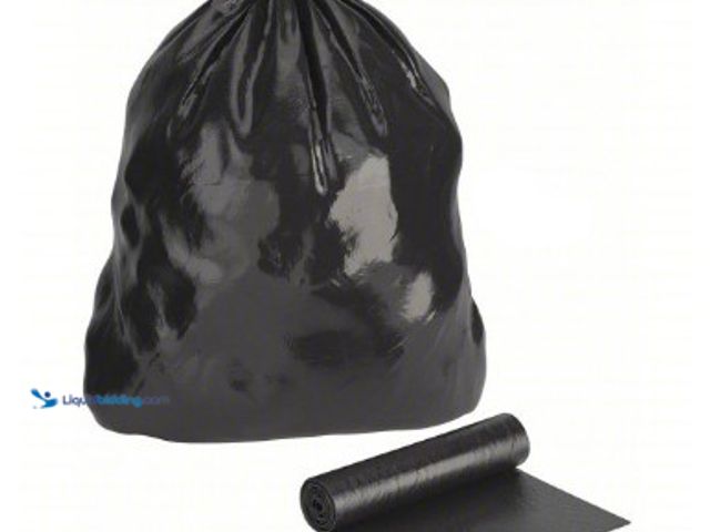 Lot 49-3612967 - GRAINGER Recycled Trash Bags: 96 gal Capacity, 110 lb Max. Load, 52 in Overall Wd, 75 in Overall Ht,...