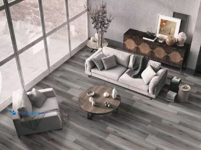 Lot 49-1517737 - Approx 1,656 Sq Ft, A&A Surfaces
Smokey Maple 12 MIL x 6 in. x 48 in. Glue Down Water Resistant Lux...