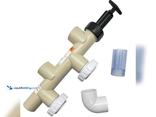 Lot 49-3528328 - CMP 7-1/2" Cream Slide Valve for Triton and FNS Nautilus Filters | 25831-119-750 Custom Molded Produ...