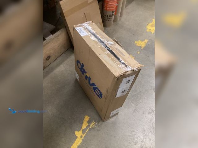 Lot 49-5488375 - Drive Medical Folding Steel Bedside Commode Chair - Portable 3-in-1 Toilet Solution - Adjustable Hei...