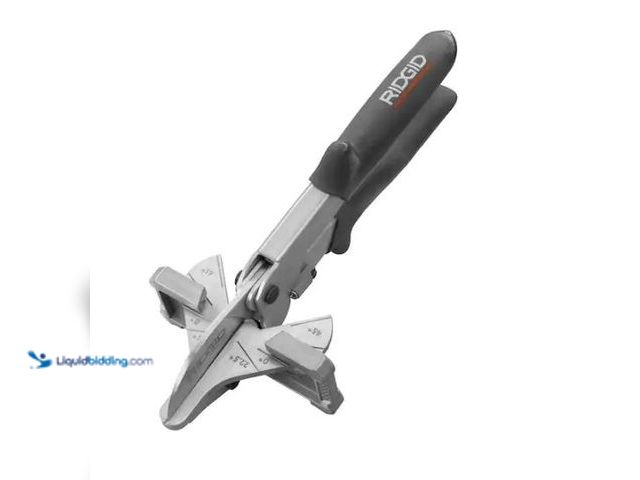 Lot 49-1577095 - RIDGID 4 in. Steel XLT Miter Trim Cutter, Model # FT6012, Used.   Ref#HDPA0205