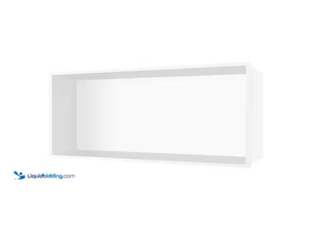 Lot 49-1579115 - BWE 24 in. W x 12 in. H x 4 in. D Stainless Steel Bathroom Wall Shower Niche Standard Single Shower ...