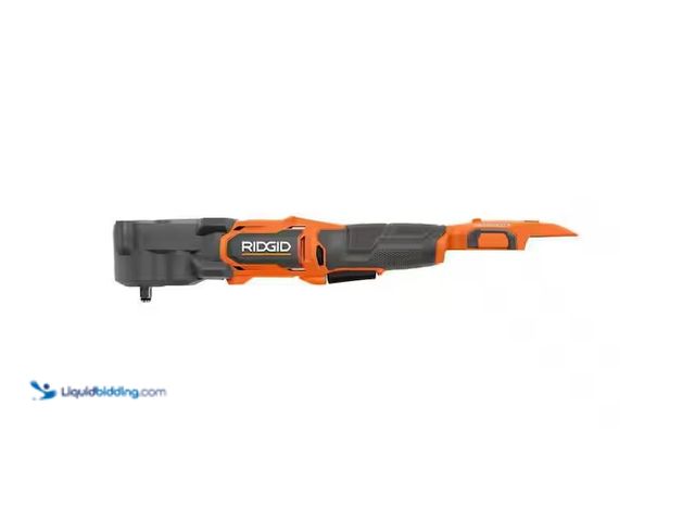 Lot 49-1548723 - RIDGID 18V Subcompact Brushless 3/8 in. Right Angle Impact Wrench (Tool Only) Model # R8720B, Used  ...