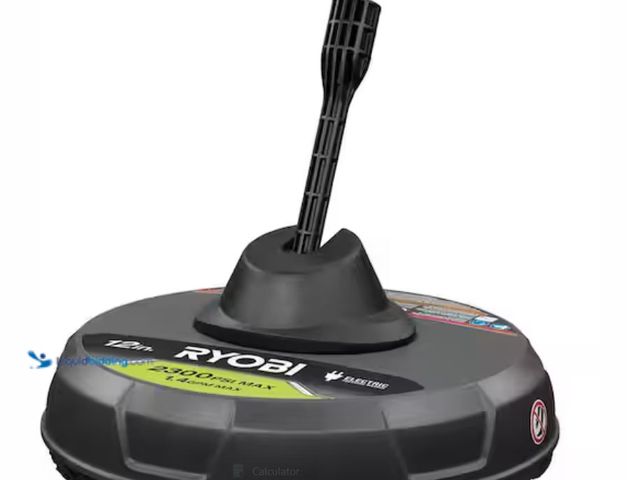 Lot 49-3614383 - RYOBI 12 in. 2,300 PSI Electric Pressure Washers Surface Cleaner, Model # RY31012, Slightly used, Sc...