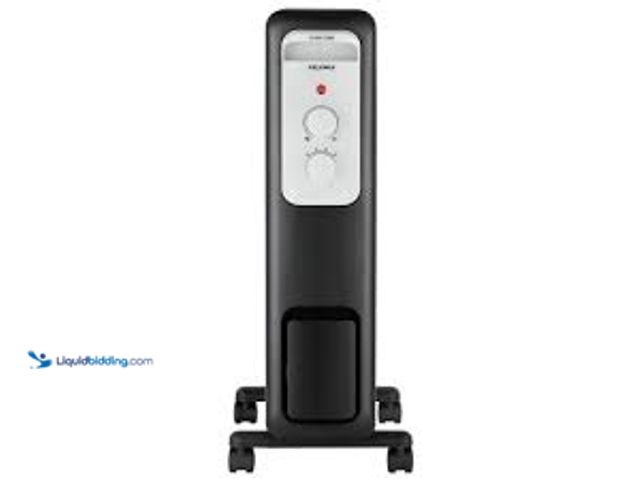 Lot 49-5483380 - Pelonis 1,500-Watt Oil-Filled Radiant Electric Space Heater with Thermostat. Model # HO-0279. Unused