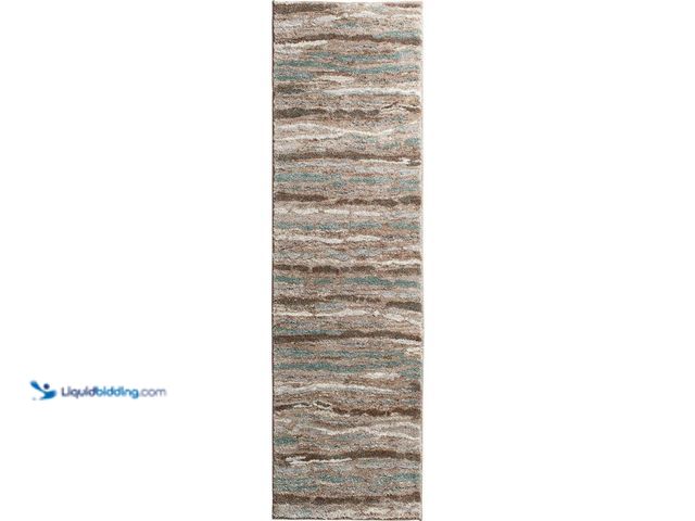 Lot 49-5435905 - Home Decorators Collection
Shoreline Multi 2 ft. x 7 ft. Striped Runner Rug Used
