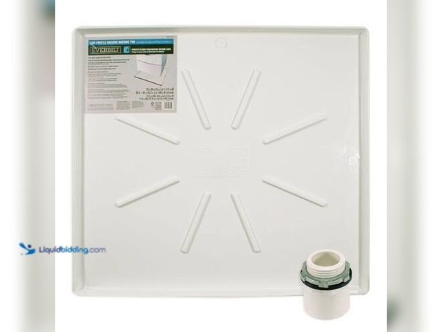 Lot 49-5414561 - Camco Low Profile Washing Machine Drain Pan | 30 ½-inches x 34 ½-inches (OD) and 29-inches x 33-inch...