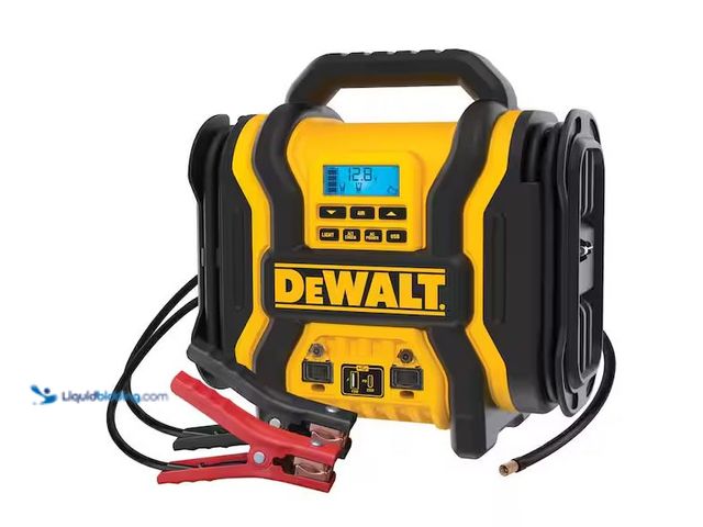 Lot 49-1576885 - DEWALT Portable Power 2000 Peak Amp Jump Starter w/Digital Compressor Model # DXAEPS14, Unused, Powe...