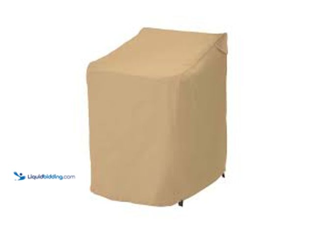 Lot 49-5485714 - Classic Accessories Terrazzo Stackable Patio Chairs Cover. Model # 58972-EC. Unused