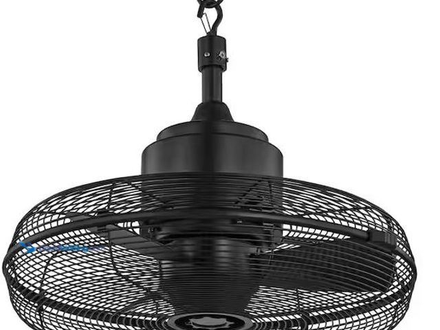 Lot 49-5478402 - Hampton Bay
Conyer 20 in. Indoor/Wet Outdoor 3-Speed Anywhere Fan Matte Black with Convenient Hangi...