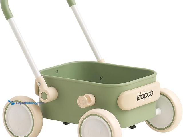 Lot 49-3430455 - PULA Baby Push Walker with Wheels Toddler Wagon for First Learner Baby Toys 6-12 Months, 1 Year Old ...