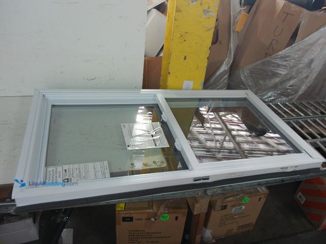 Lot 49-1627008 - American Craftsman 36in x 62in PreHung Double Pane Window With Preinstalled Screen, Scuffs and Scrat...