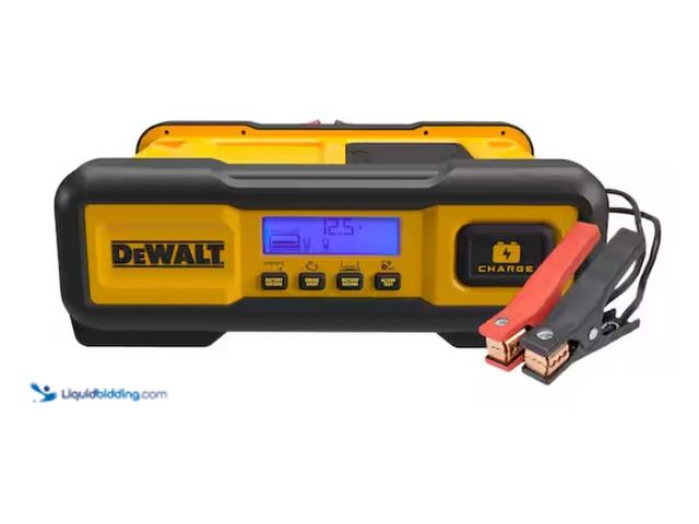 Lot 49-1547187 - DEWALT Professional 30 Amp Battery Charger, 3 Amp Battery Maintainer with 100 Amp Engine Start, Mode...