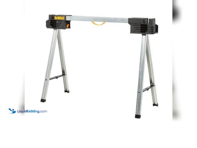 Lot 49-1517271 - DEWALT 32 in. H Metal Folding Sawhorse. Model# DWST11155. Unused.   Ref#AHDPA0626