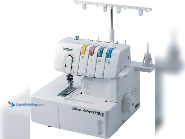 Lot 49-5435387 - Brother Coverstitch Serger, 2340CV, Sturdy Metal Frame, 1,100 Stitches Per Minute, Trim Trap, Includ...