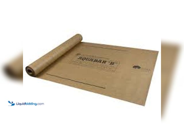 Lot 49-5438089 - QTY 2 - Fortifiber 500 sq. ft. 36 in. Wide x 167 ft. Long x 7 mil Thick Aquabar "B" Tile Underlaymen...