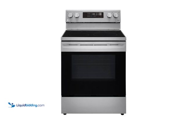 Lot 49-5508770 - LG
30 in. 6.3 cu. ft. Smart Wi-Fi Enabled Fan Convection Electric Range Oven with AirFry and EasyCl...