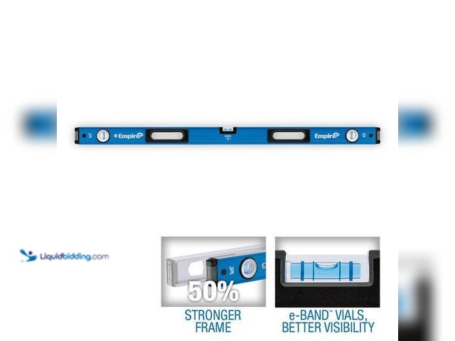 Lot 49-5446950 - Empire
48 in. Magnetic Box Level SKU # 617093 Item is used.